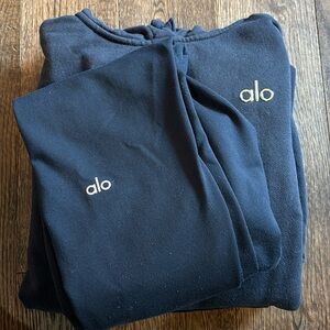 Navy Blue Alo yoga Set size small